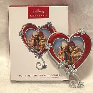 Hallmark Keepsake Our First Christmas Together‎ 2022 Photo Holder Ornament